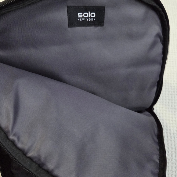 Solo Brand Black Denim Backpack New With Tags - Picture 5 of 7